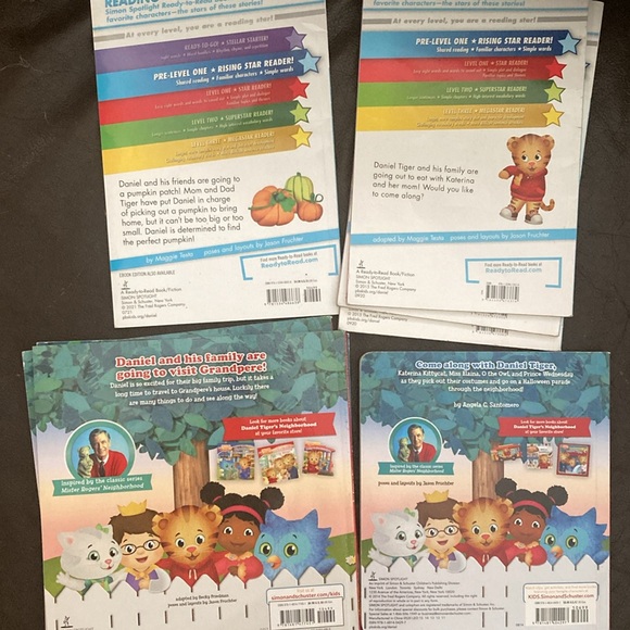 Set of 8 Daniel Tiger Ready to Read Books - Picture 2 of 2